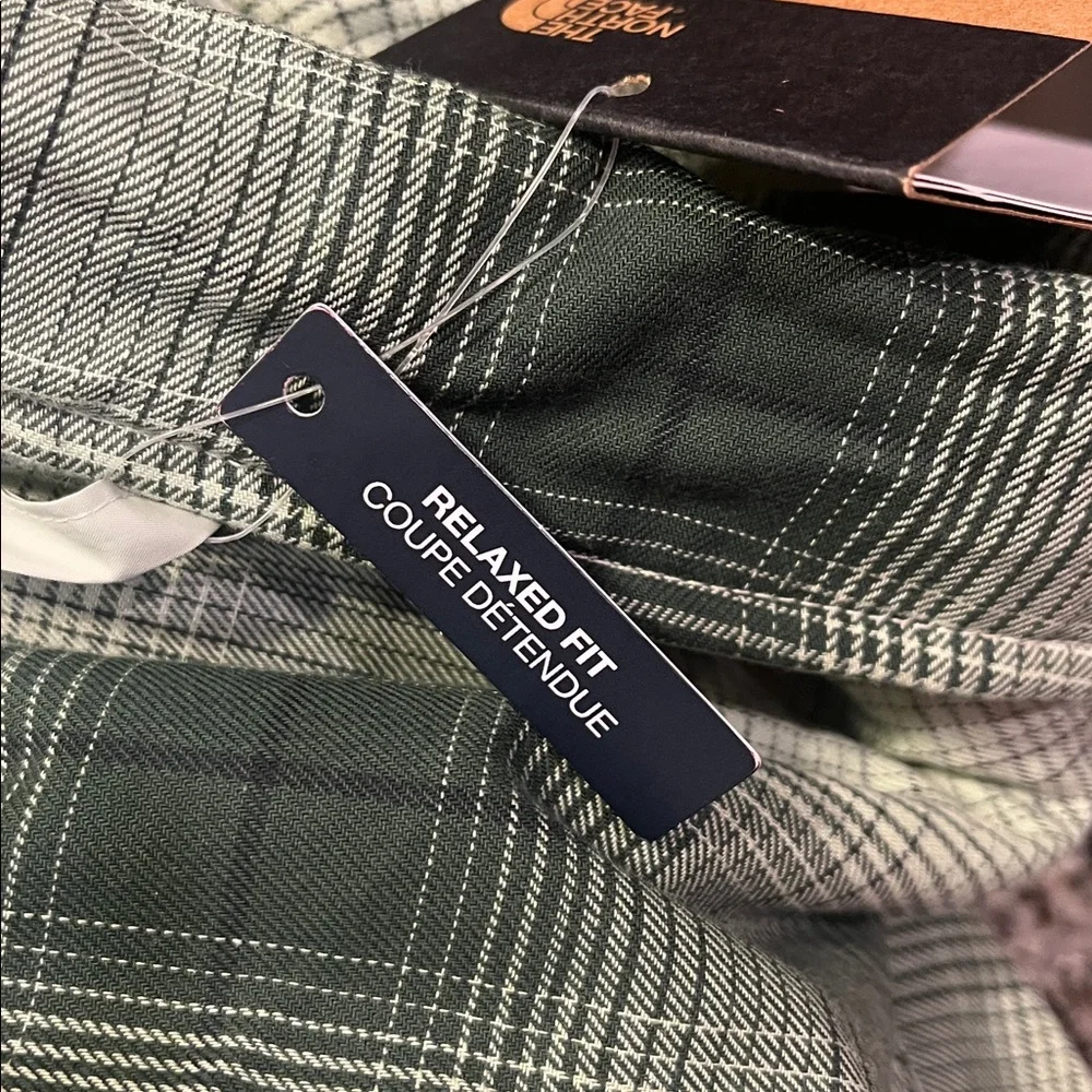 The North Face Afterburner Flannel Shirt Jacket Reversible Green Mens Size 3XL